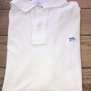 White Southern Tide Polo Shirt